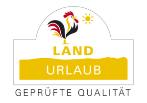 Auszeichnung Qualitätsgeprüfter LandUrlaub bei Blauer Gockel